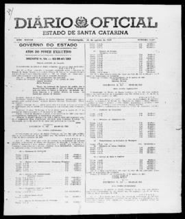 Diário Oficial do Estado de Santa Catarina. Ano 28. N° 6867 de 16/08/1961