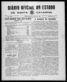 Diário Oficial do Estado de Santa Catarina. Ano 8. N° 2178 de 15/01/1942