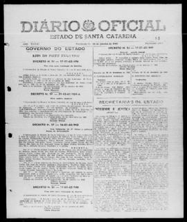 Diário Oficial do Estado de Santa Catarina. Ano 28. N° 6972 de 18/01/1962