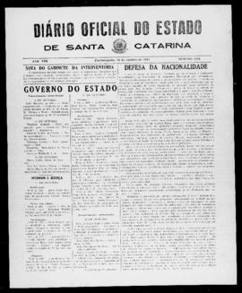 Diário Oficial do Estado de Santa Catarina. Ano 8. N° 2121 de 16/10/1941