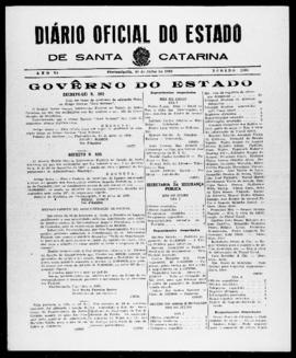 Diário Oficial do Estado de Santa Catarina. Ano 6. N° 1535 de 10/07/1939