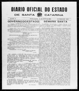 Diário Oficial do Estado de Santa Catarina. Ano 5. N° 1185 de 18/04/1938
