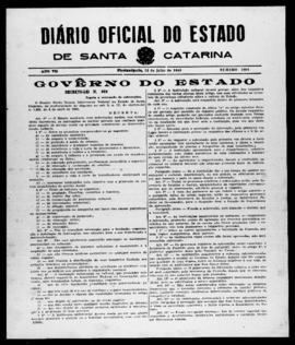 Diário Oficial do Estado de Santa Catarina. Ano 7. N° 1804 de 12/07/1940
