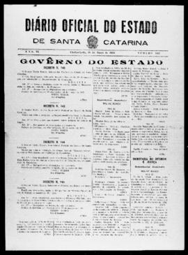 Diário Oficial do Estado de Santa Catarina. Ano 6. N° 1457 de 29/03/1939