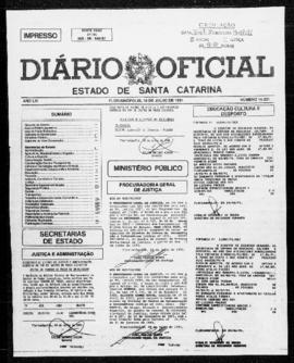 Diário Oficial do Estado de Santa Catarina. Ano 56. N° 14231 de 10/07/1991