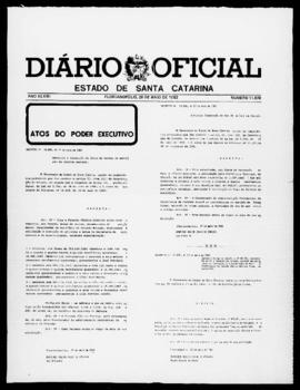 Diário Oficial do Estado de Santa Catarina. Ano 48. N° 11978 de 28/05/1982