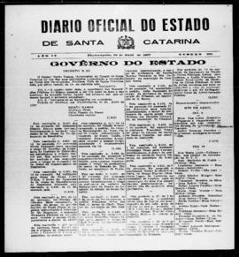 Diário Oficial do Estado de Santa Catarina. Ano 4. N° 901 de 15/04/1937