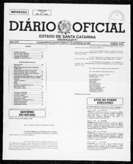 Diário Oficial do Estado de Santa Catarina. Ano 67. N° 16531 de 01/11/2000