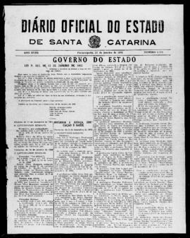 Diário Oficial do Estado de Santa Catarina. Ano 18. N° 4581 de 17/01/1952