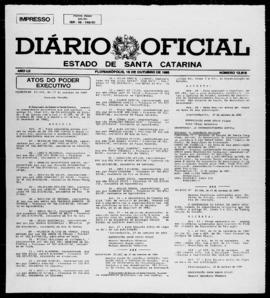 Diário Oficial do Estado de Santa Catarina. Ano 52. N° 12818 de 18/10/1985
