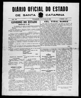 Diário Oficial do Estado de Santa Catarina. Ano 7. N° 1868 de 11/10/1940