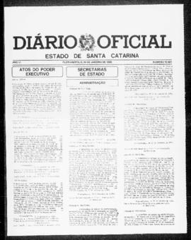Diário Oficial do Estado de Santa Catarina. Ano 51. N° 12621 de 04/01/1985
