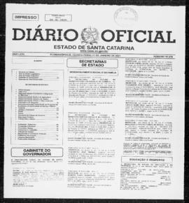 Diário Oficial do Estado de Santa Catarina. Ano 67. N° 16578 de 11/01/2001