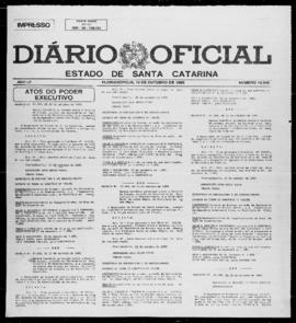 Diário Oficial do Estado de Santa Catarina. Ano 52. N° 12816 de 16/10/1985