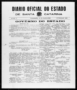 Diário Oficial do Estado de Santa Catarina. Ano 5. N° 1193 de 28/04/1938