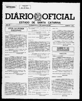 Diário Oficial do Estado de Santa Catarina. Ano 54. N° 13619 de 12/01/1989