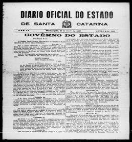 Diário Oficial do Estado de Santa Catarina. Ano 4. N° 909 de 26/04/1937
