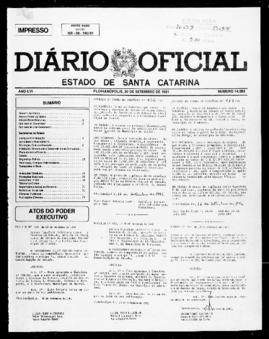 Diário Oficial do Estado de Santa Catarina. Ano 56. N° 14283 de 20/09/1991