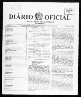 Diário Oficial do Estado de Santa Catarina. Ano 70. N° 17243 de 22/09/2003