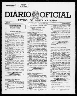 Diário Oficial do Estado de Santa Catarina. Ano 54. N° 13618 de 11/01/1989