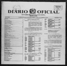 Diário Oficial do Estado de Santa Catarina. Ano 71. N° 17521 de 22/11/2004