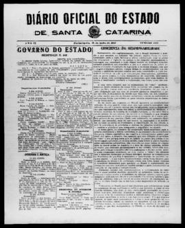 Diário Oficial do Estado de Santa Catarina. Ano 9. N° 2277 de 15/06/1942
