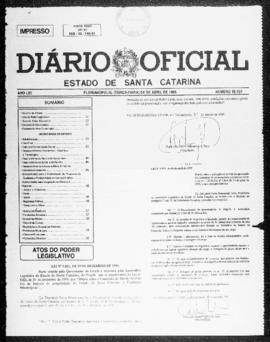 Diário Oficial do Estado de Santa Catarina. Ano 62. N° 15157 de 04/04/1995