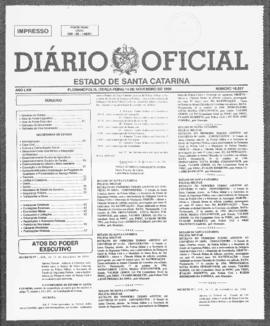 Diário Oficial do Estado de Santa Catarina. Ano 63. N° 15557 de 19/11/1996