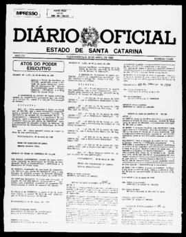 Diário Oficial do Estado de Santa Catarina. Ano 54. N° 13443 de 29/04/1988