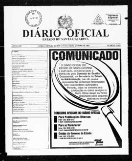 Diário Oficial do Estado de Santa Catarina. Ano 74. N° 18434 de 28/08/2008