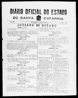 Diário Oficial do Estado de Santa Catarina. Ano 20. N° 4898 de 18/05/1953