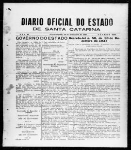 Diário Oficial do Estado de Santa Catarina. Ano 4. N° 1092 de 20/12/1937
