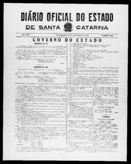 Diário Oficial do Estado de Santa Catarina. Ano 14. N° 3596 de 26/11/1947