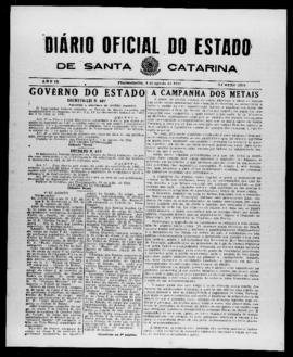 Diário Oficial do Estado de Santa Catarina. Ano 9. N° 2313 de 04/08/1942