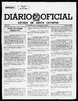 Diário Oficial do Estado de Santa Catarina. Ano 53. N° 13294 de 21/09/1987