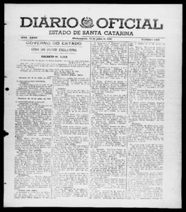 Diário Oficial do Estado de Santa Catarina. Ano 27. N° 6606 de 22/07/1960