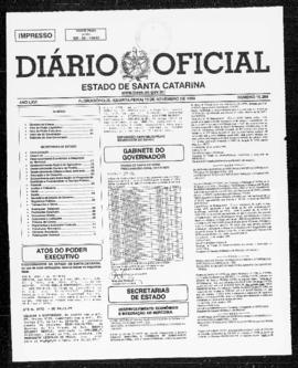 Diário Oficial do Estado de Santa Catarina. Ano 66. N° 16288 de 10/11/1999