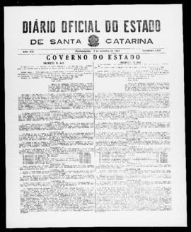 Diário Oficial do Estado de Santa Catarina. Ano 20. N° 4997 de 08/10/1953