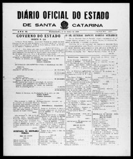 Diário Oficial do Estado de Santa Catarina. Ano 6. N° 1550 de 27/07/1939