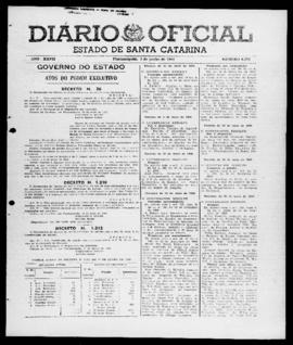 Diário Oficial do Estado de Santa Catarina. Ano 27. N° 6573 de 03/06/1960