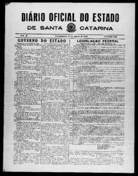Diário Oficial do Estado de Santa Catarina. Ano 10. N° 2563 de 16/08/1943