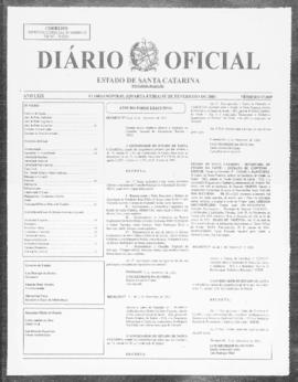 Diário Oficial do Estado de Santa Catarina. Ano 69. N° 17089 de 05/02/2003