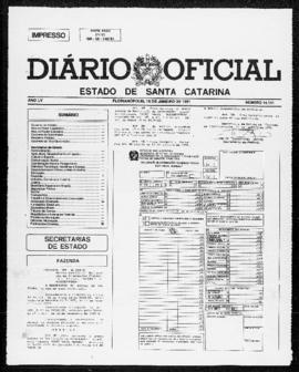 Diário Oficial do Estado de Santa Catarina. Ano 55. N° 14111 de 16/01/1991