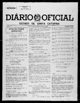 Diário Oficial do Estado de Santa Catarina. Ano 52. N° 12768 de 08/08/1985