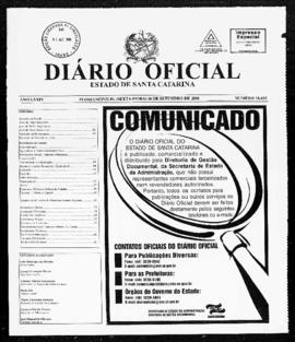 Diário Oficial do Estado de Santa Catarina. Ano 74. N° 18455 de 26/09/2008