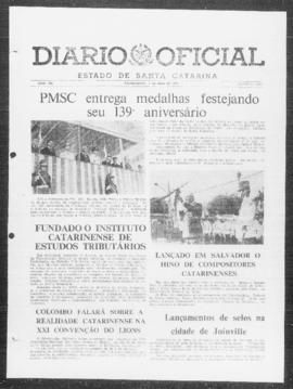 Diário Oficial do Estado de Santa Catarina. Ano 40. N° 9982 de 07/05/1974