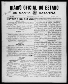 Diário Oficial do Estado de Santa Catarina. Ano 8. N° 2190 de 02/02/1942