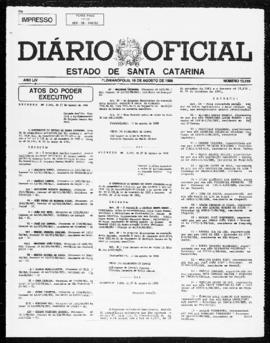 Diário Oficial do Estado de Santa Catarina. Ano 54. N° 13519 de 18/08/1988