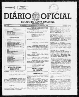 Diário Oficial do Estado de Santa Catarina. Ano 67. N° 16419 de 24/05/2000