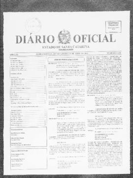 Diário Oficial do Estado de Santa Catarina. Ano 70. N° 17139 de 23/04/2003